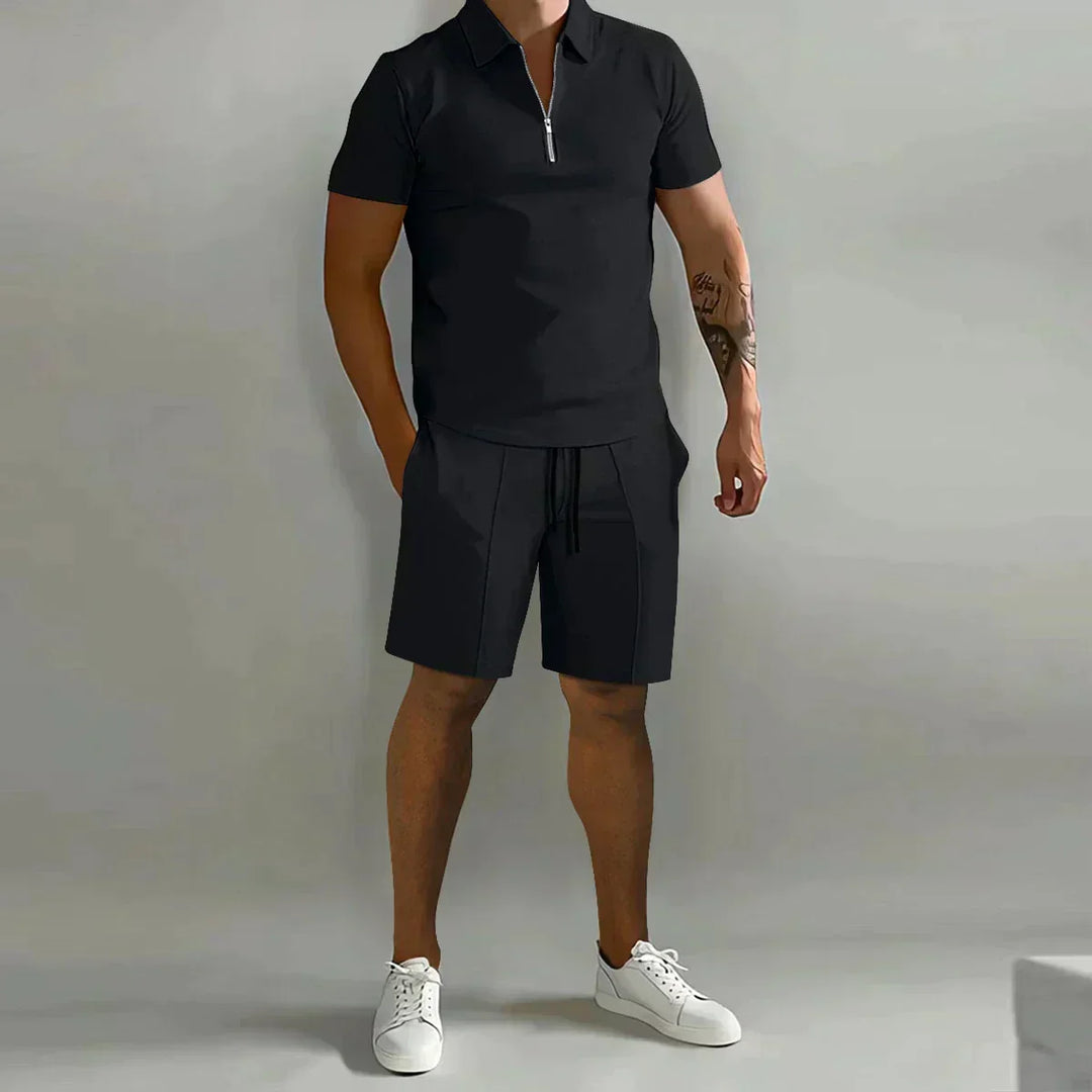 Men's Polo & Shorts Set | Zip