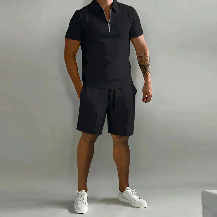 Men's Polo & Shorts Set | Zip