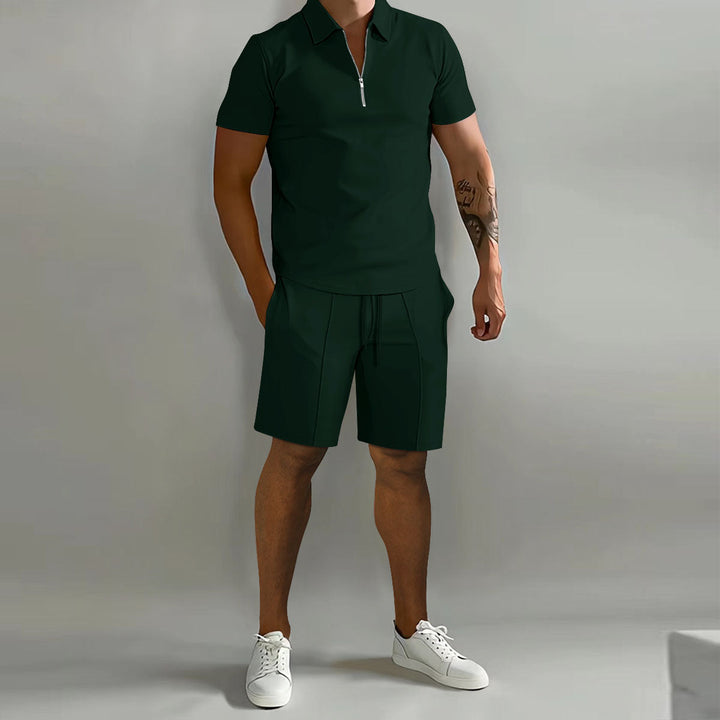 Men's Polo & Shorts Set | Zip