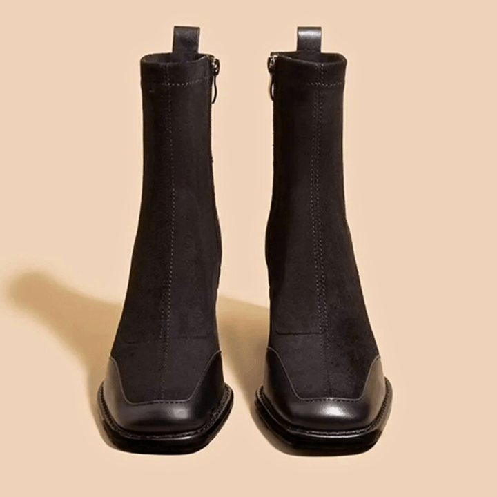 Boots For Women | Ankle-Length Shaft Block Heel