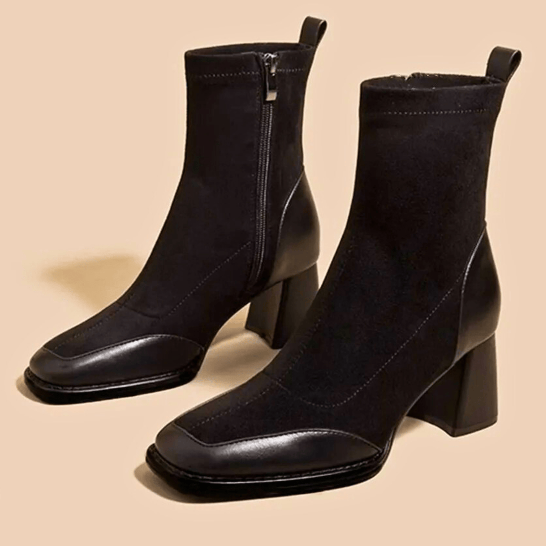 Boots For Women | Ankle-Length Shaft Block Heel
