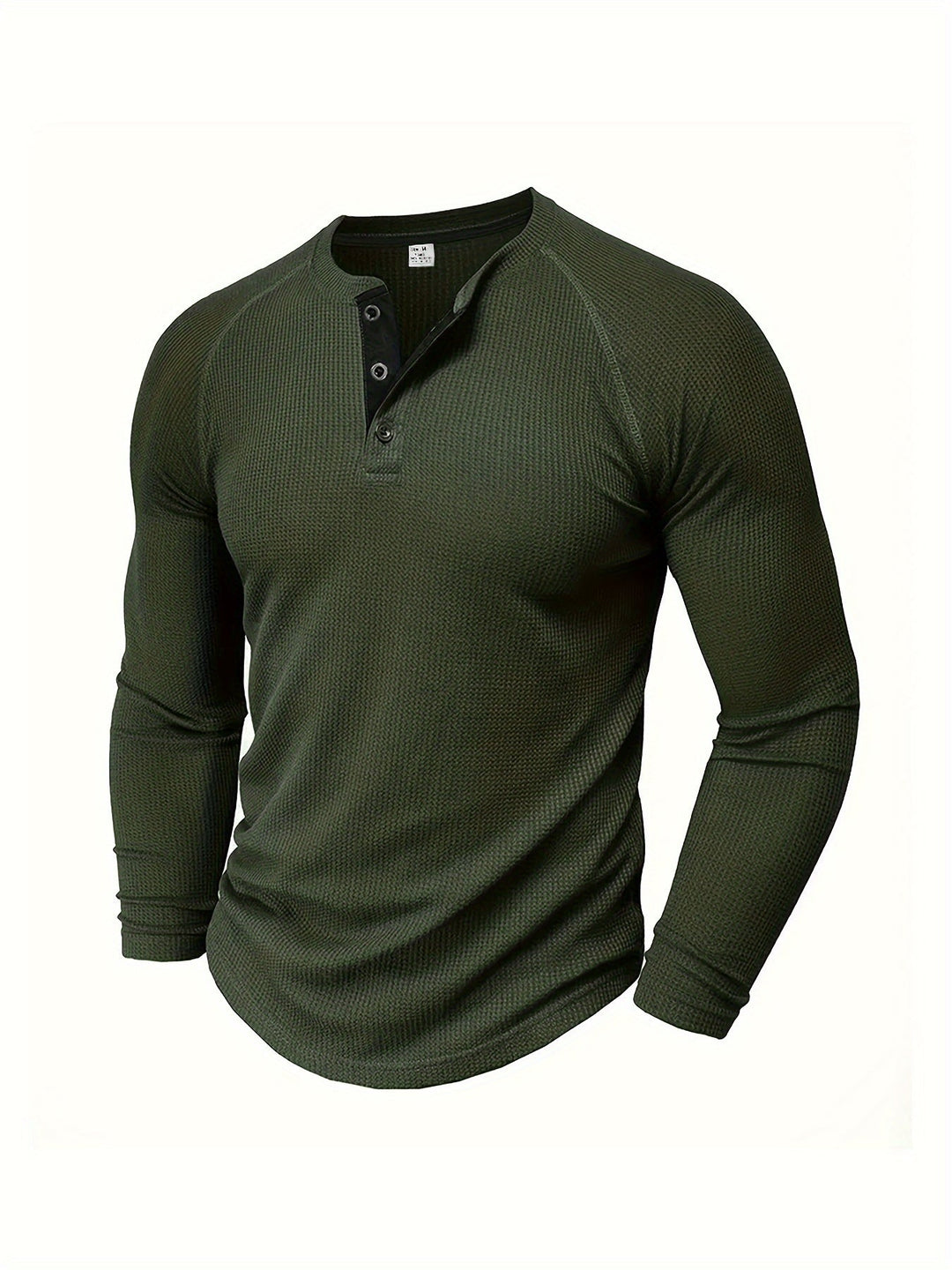 Neil | Classic Button Henley Shirt