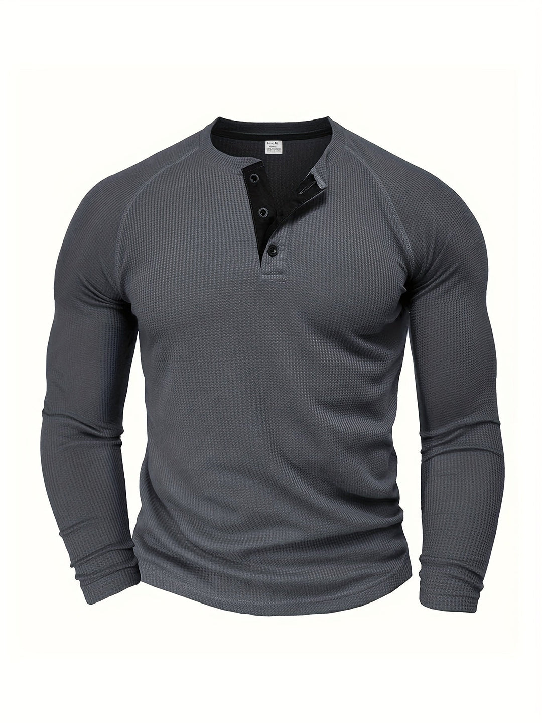 Neil | Classic Button Henley Shirt