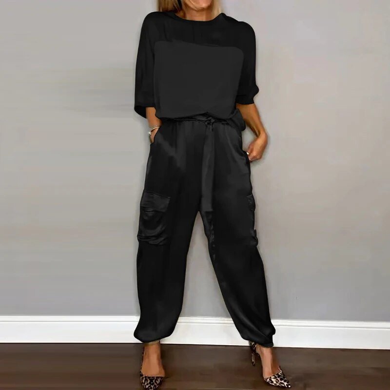 Women’s Outfit Set | Relaxed Fit Pocket Detail