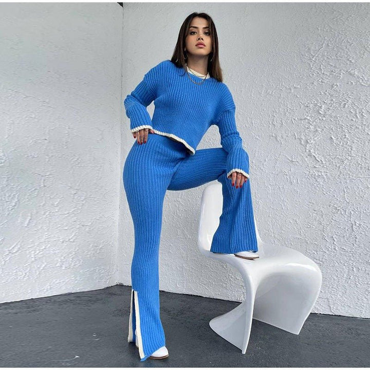 Women's Outfit Set | High Waist Cropped Top