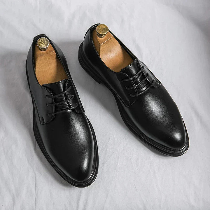 Oliver | Polished Lace-Up Derby Shoes