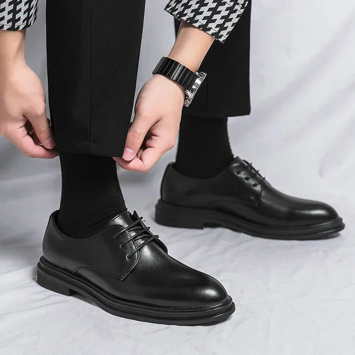 Oliver | Polished Lace-Up Derby Shoes