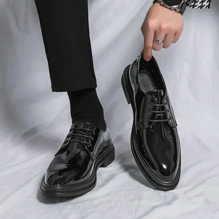 Oliver | Polished Lace-Up Derby Shoes