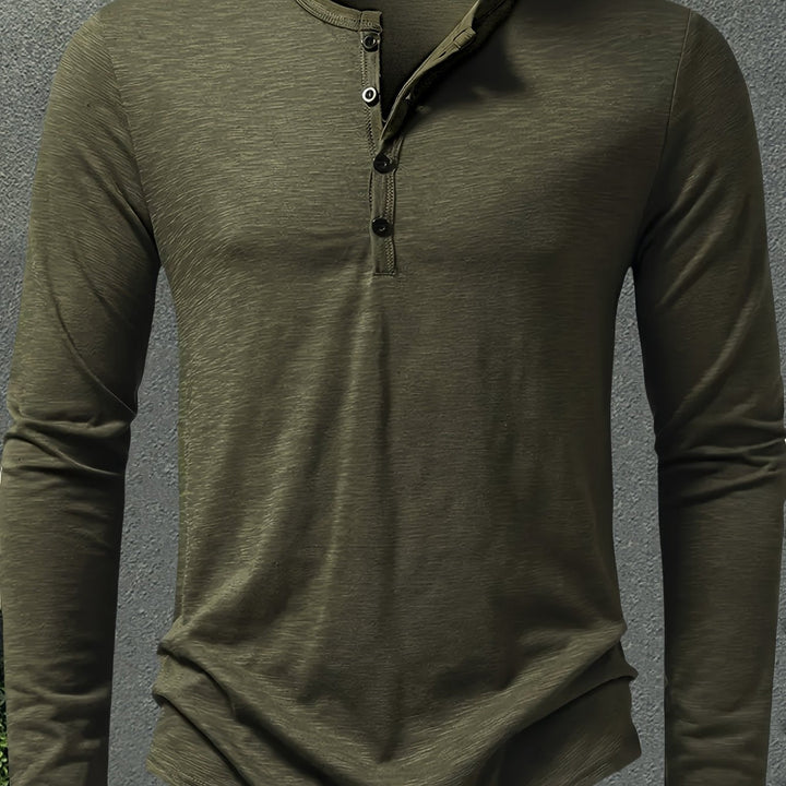 Oscar | Classic Button-Placket Henley