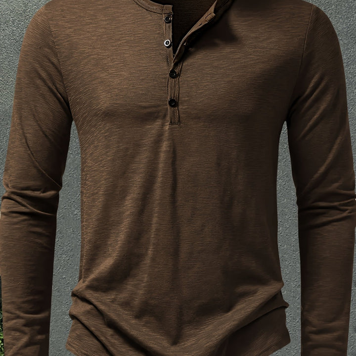 Oscar | Classic Button-Placket Henley