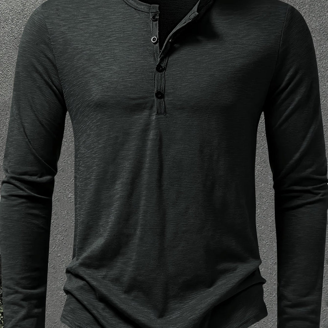 Oscar | Classic Button-Placket Henley