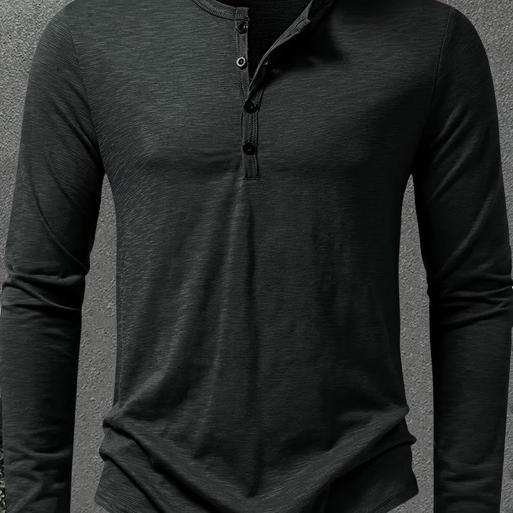 Oscar | Classic Button-Placket Henley