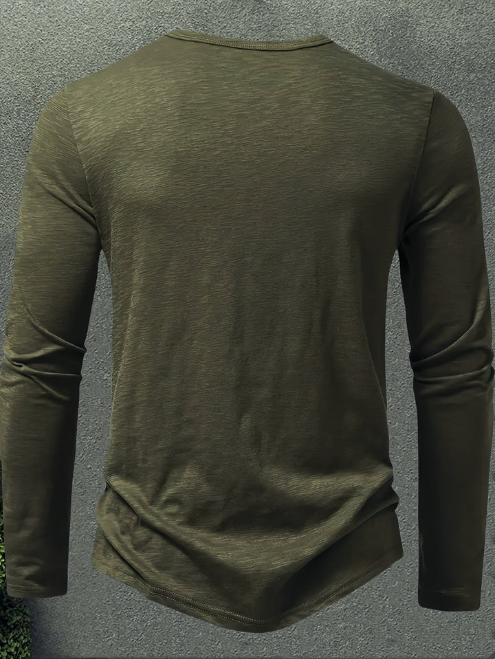 Oscar | Classic Button-Placket Henley