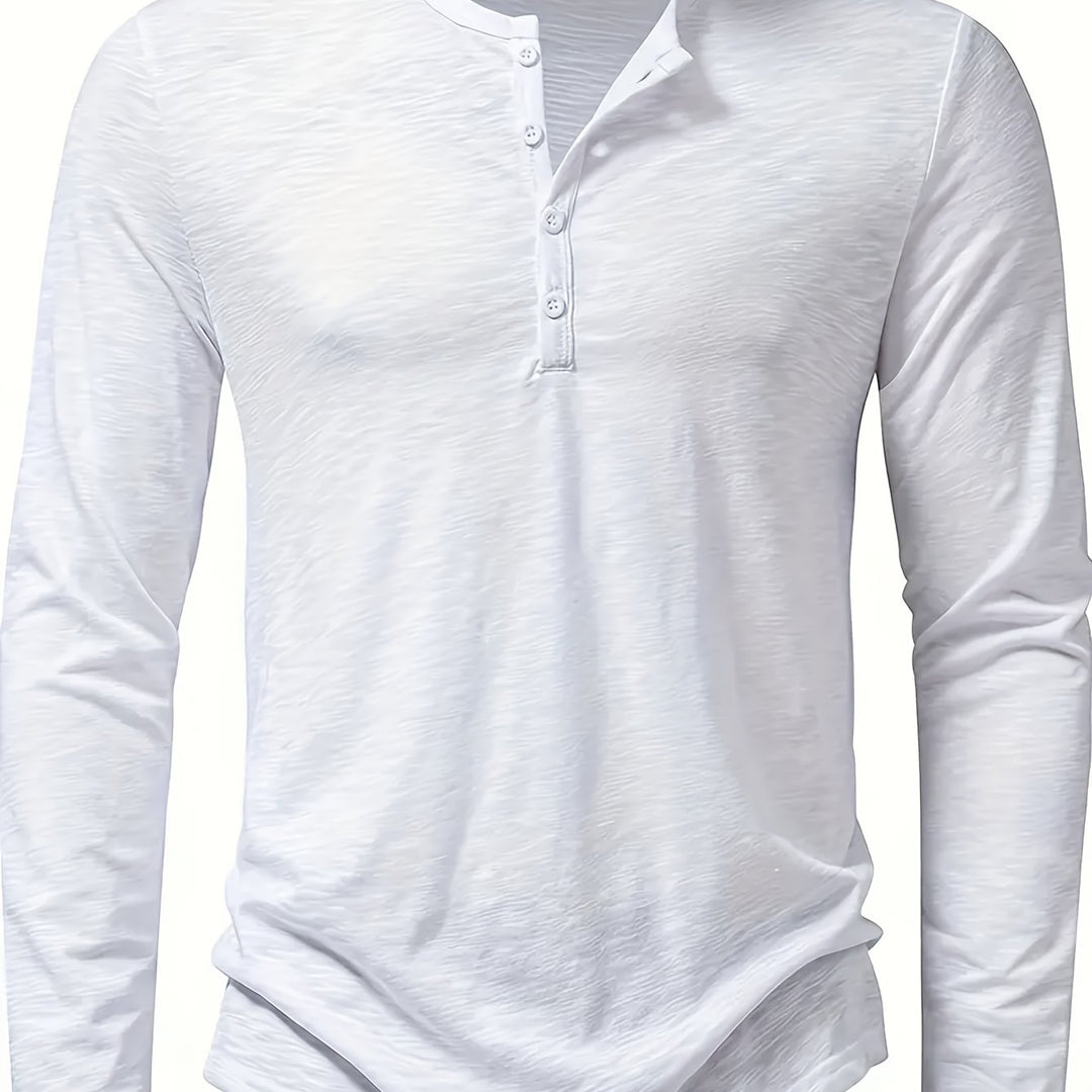 Oscar | Classic Button-Placket Henley