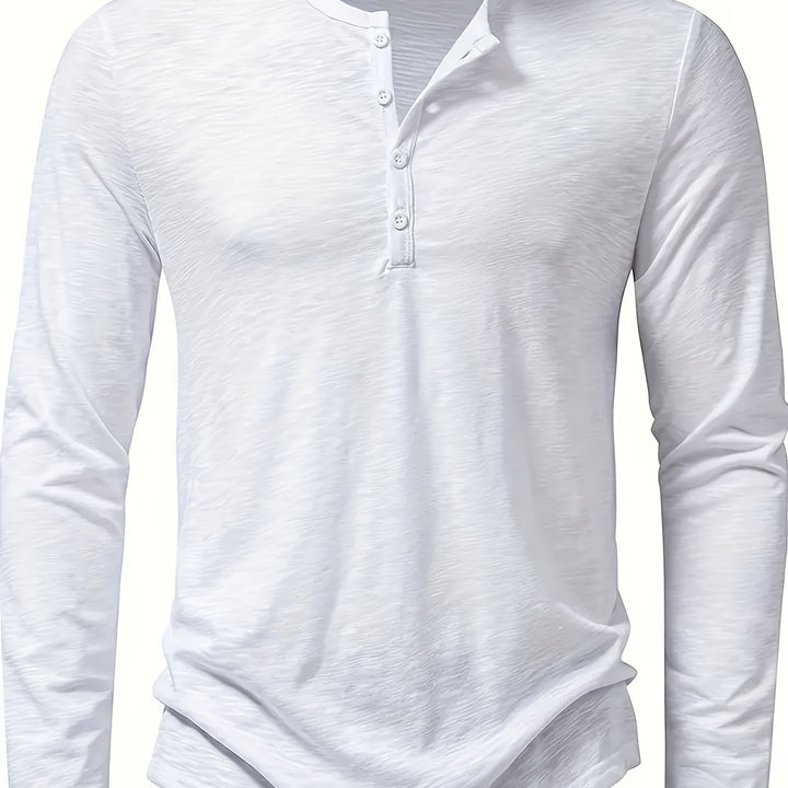 Oscar | Classic Button-Placket Henley