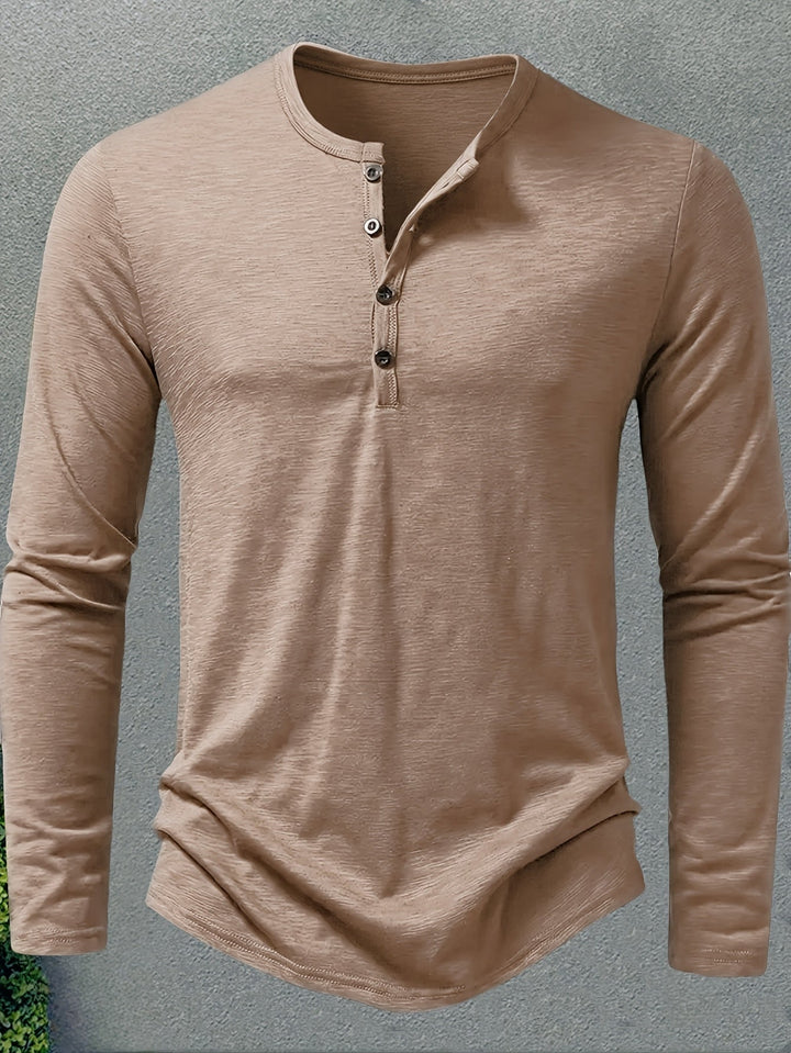 Oscar | Classic Button-Placket Henley