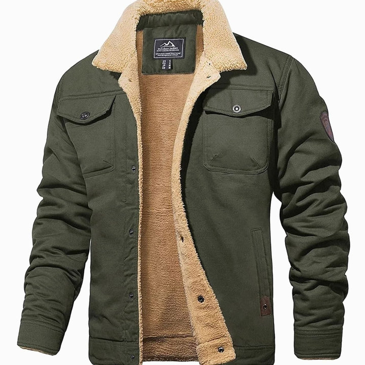 Palmer | Men's Sherpa-Lined Fleece Relaxed-Fit Winter Jacket