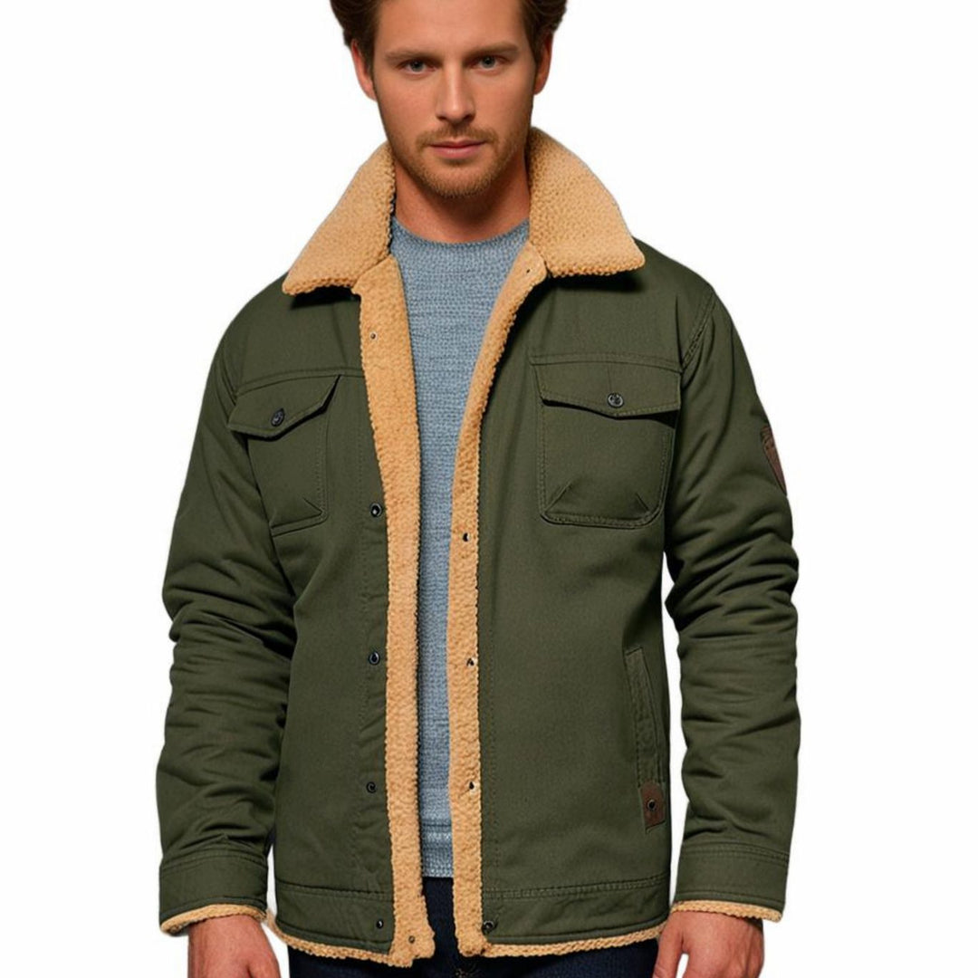 Palmer | Men's Sherpa-Lined Fleece Relaxed-Fit Winter Jacket