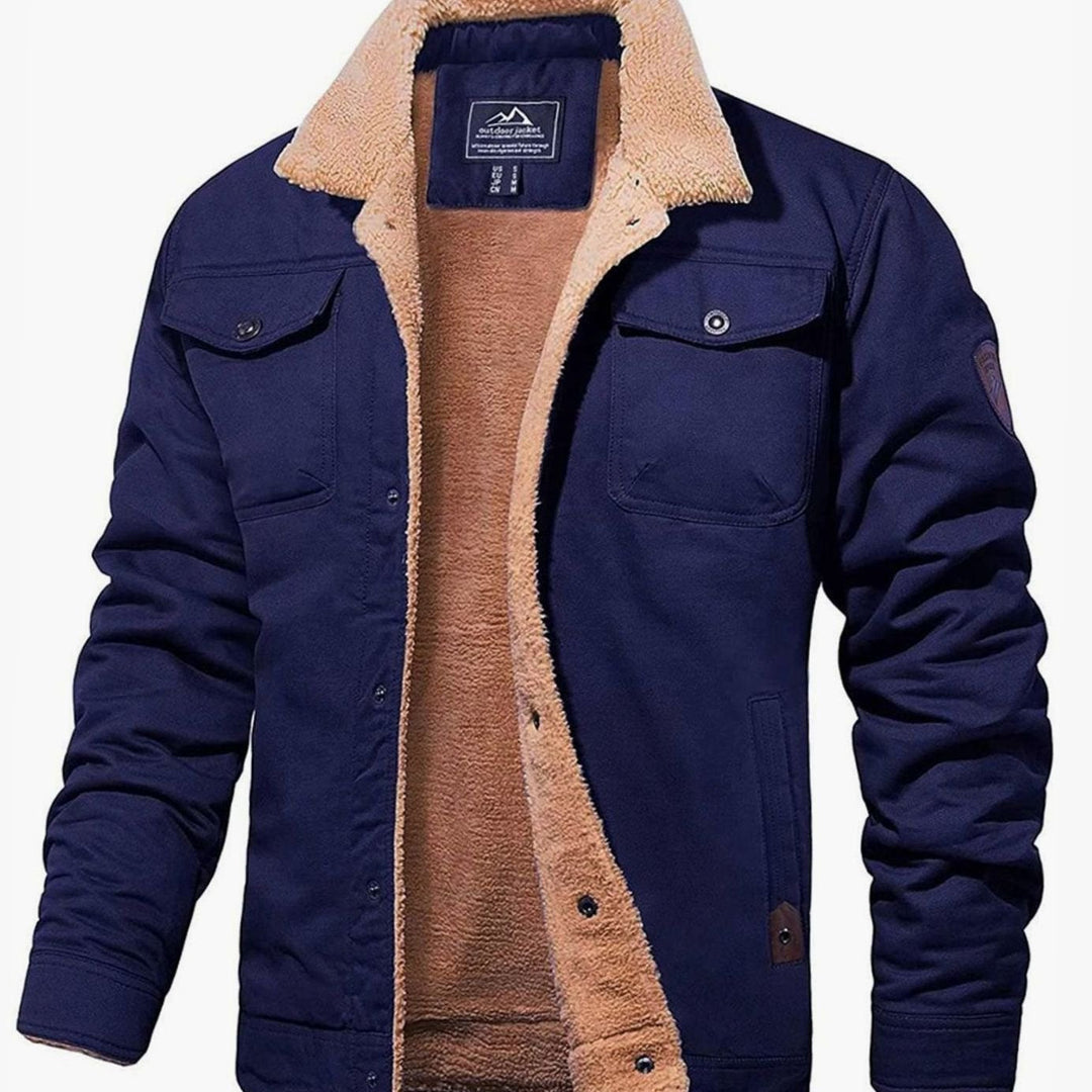 Palmer | Men's Sherpa-Lined Fleece Relaxed-Fit Winter Jacket