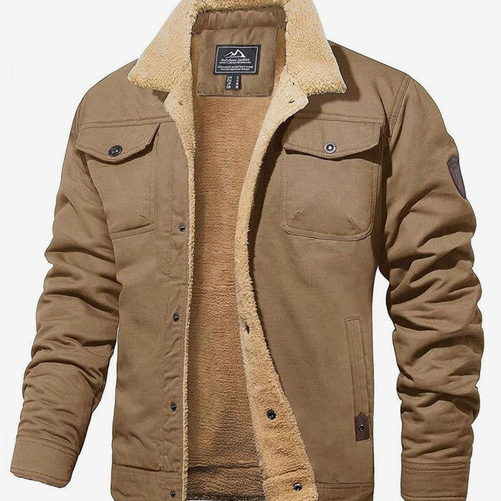 Palmer | Men's Sherpa-Lined Fleece Relaxed-Fit Winter Jacket