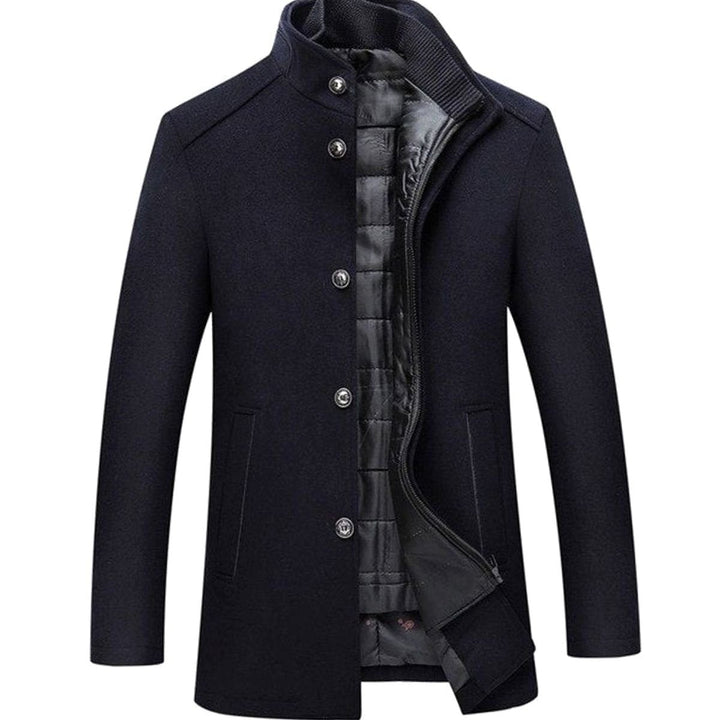 Ransom | Men's Stand Collar Button-Up Insulated Winter Jacket