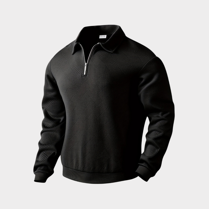 Redmond | Textured Half-Zip Pullover