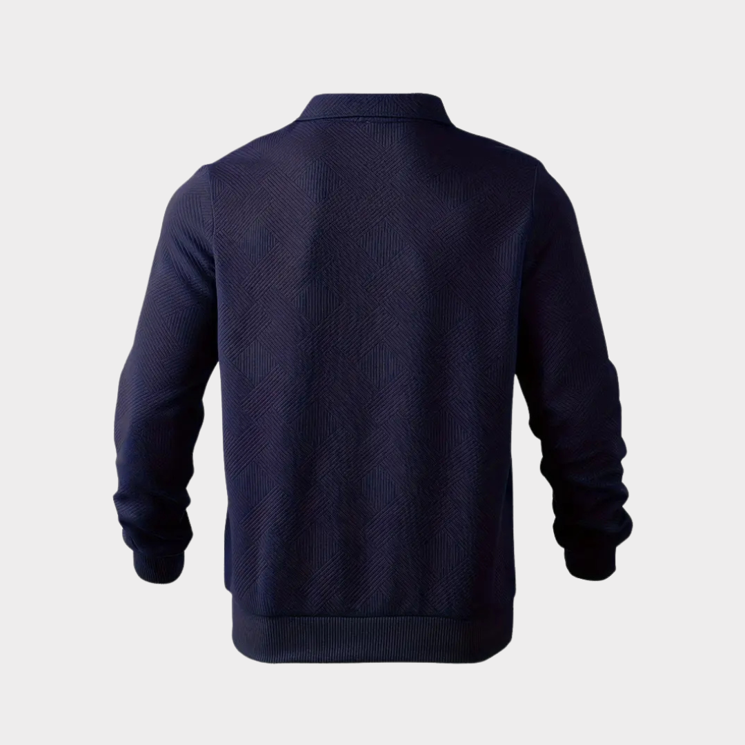 Redmond | Textured Half-Zip Pullover