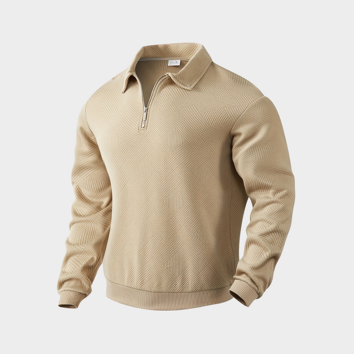 Redmond | Textured Half-Zip Pullover