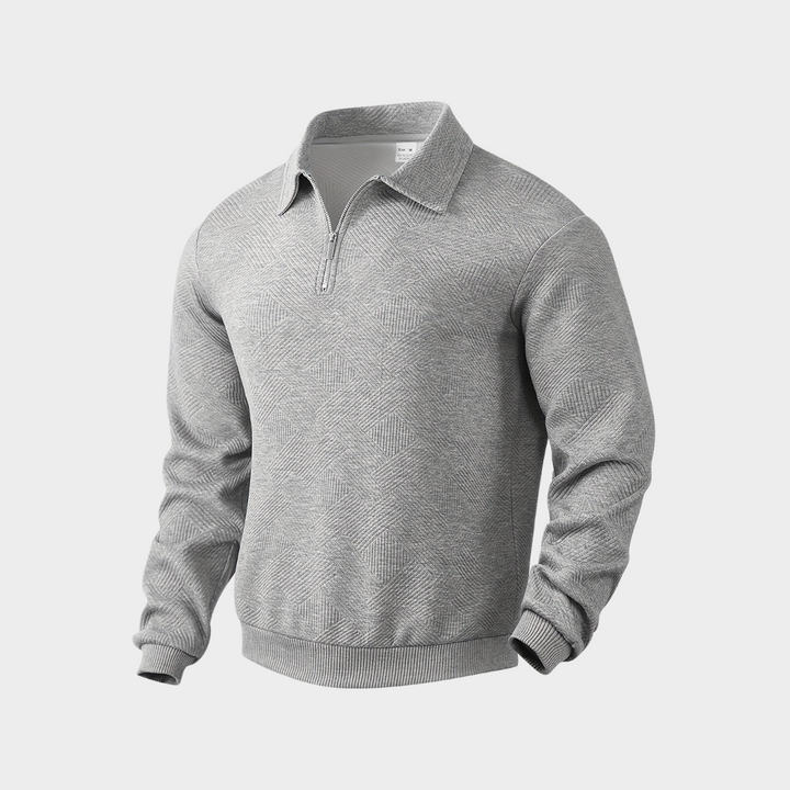 Redmond | Textured Half-Zip Pullover