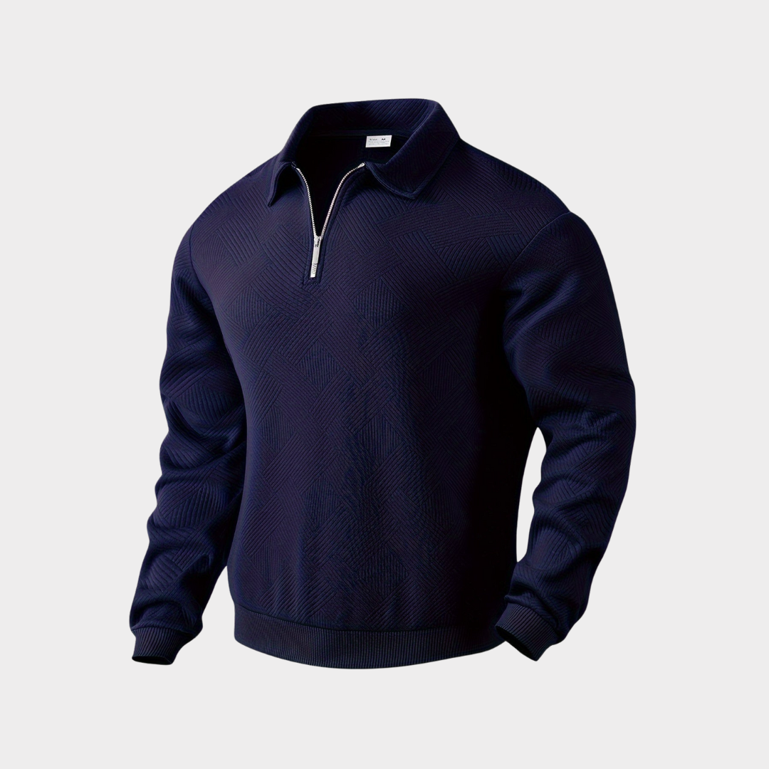 Redmond | Textured Half-Zip Pullover