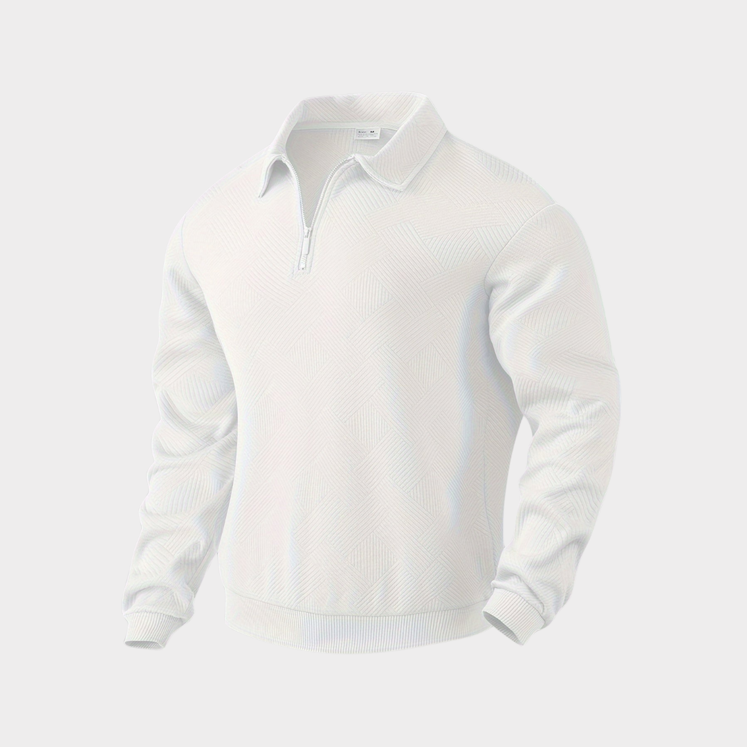Redmond | Textured Half-Zip Pullover