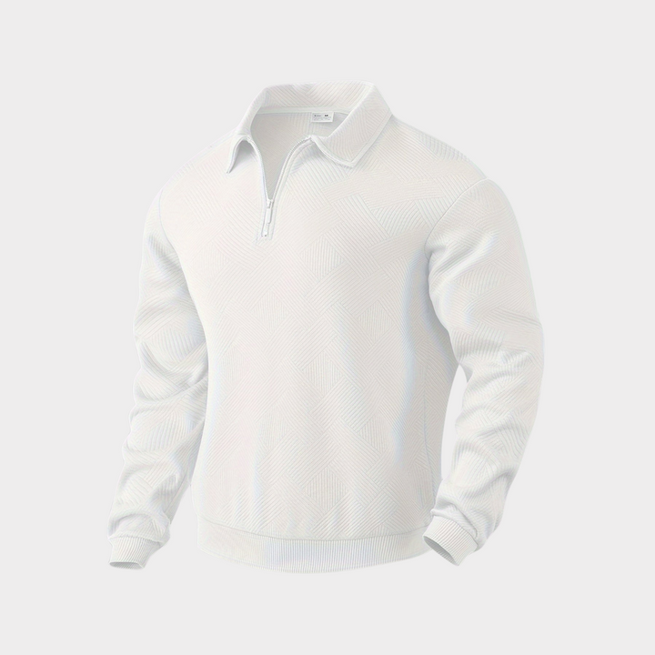 Redmond | Textured Half-Zip Pullover