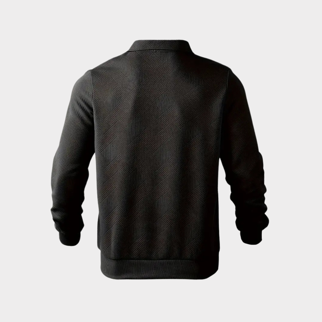 Redmond | Textured Half-Zip Pullover