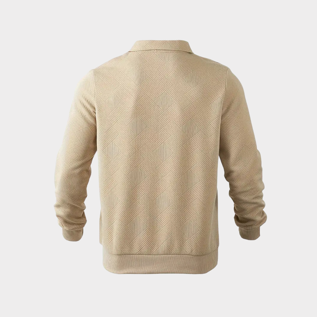 Redmond | Textured Half-Zip Pullover