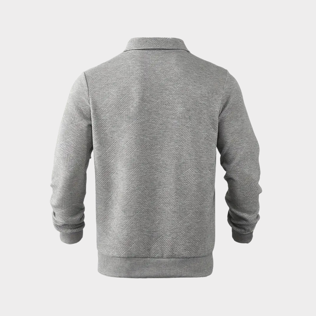 Redmond | Textured Half-Zip Pullover