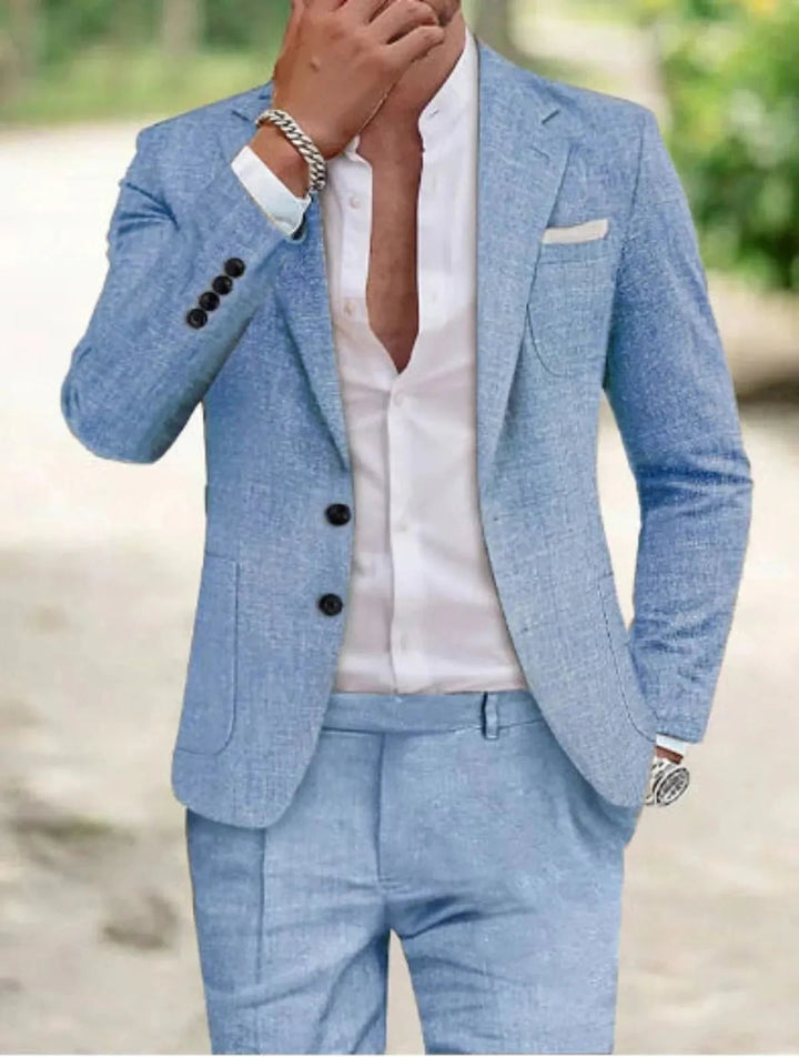 Rhett | Men's Classic Two-Button Wedding Suit Set