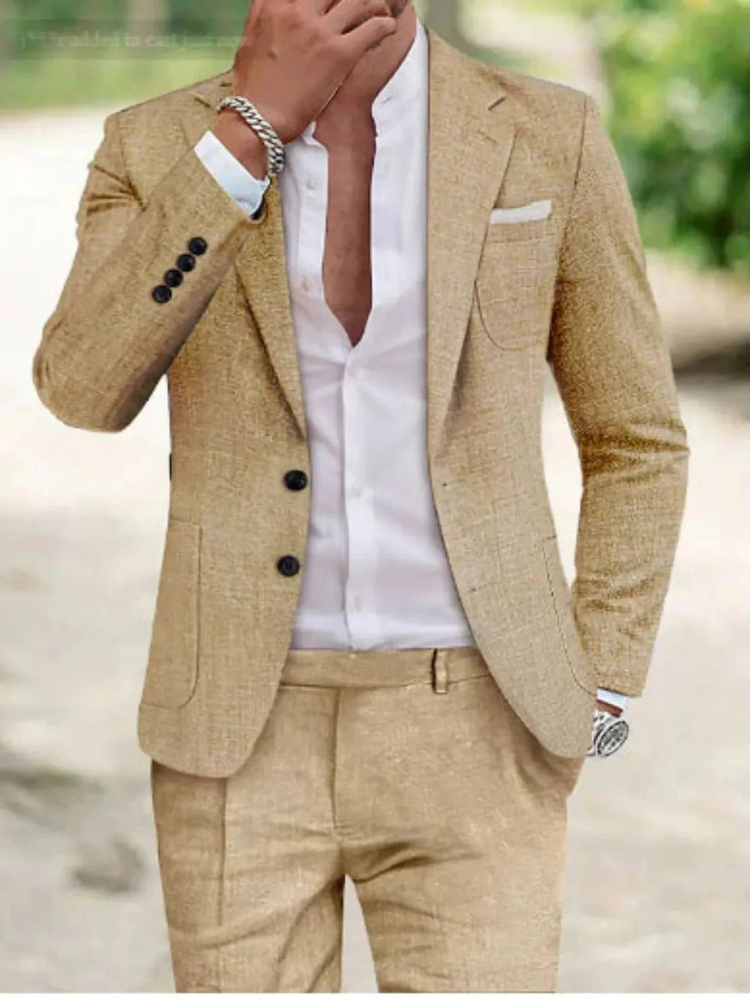 Rhett | Men's Classic Two-Button Wedding Suit Set