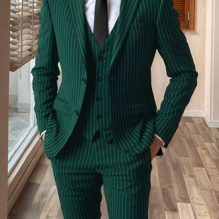 Roderick | Pinstripe Three-Piece Suit