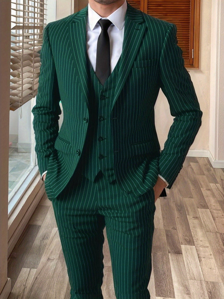 Roderick | Pinstripe Three-Piece Suit