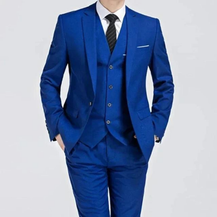 Roger | Men's Classic Three-Piece Tailored Suit