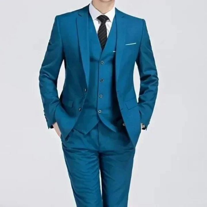 Roger | Men's Classic Three-Piece Tailored Suit