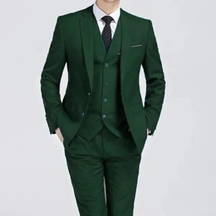 Roger | Men's Classic Three-Piece Tailored Suit