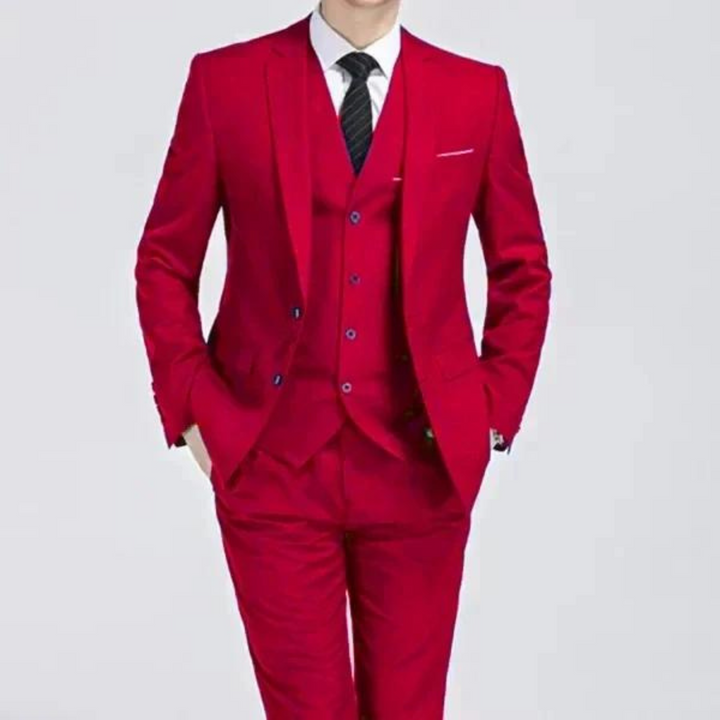 Roger | Men's Classic Three-Piece Tailored Suit