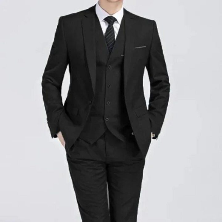 Roger | Men's Classic Three-Piece Tailored Suit