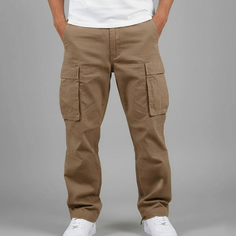 Roger | Men's Relaxed Fit Multi-Pocket Streetwear Cargo Pants