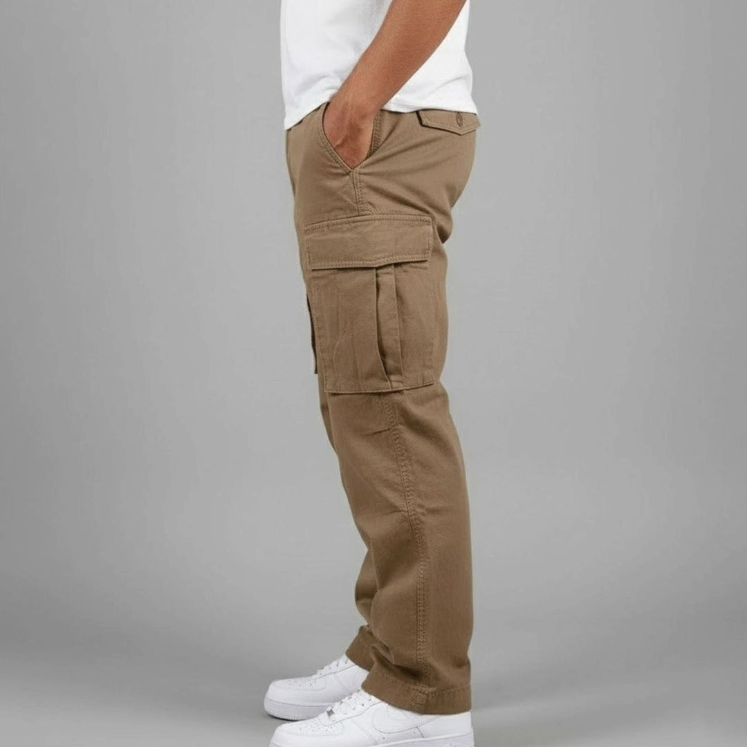 Roger | Men's Relaxed Fit Multi-Pocket Streetwear Cargo Pants