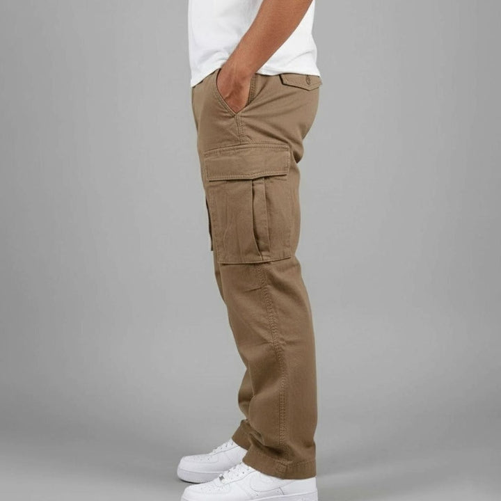 Roger | Men's Relaxed Fit Multi-Pocket Streetwear Cargo Pants