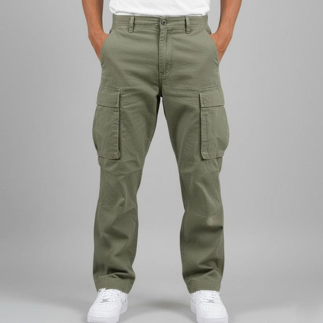 Roger | Men's Relaxed Fit Multi-Pocket Streetwear Cargo Pants