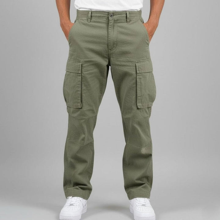 Roger | Men's Relaxed Fit Multi-Pocket Streetwear Cargo Pants