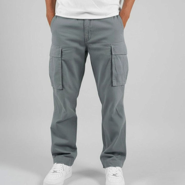 Roger | Men's Relaxed Fit Multi-Pocket Streetwear Cargo Pants